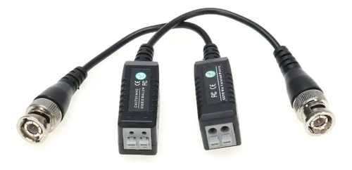 Cable Balun Par Pasivo Ahd Cvi Tvi P/ Cámaras De Seguridad