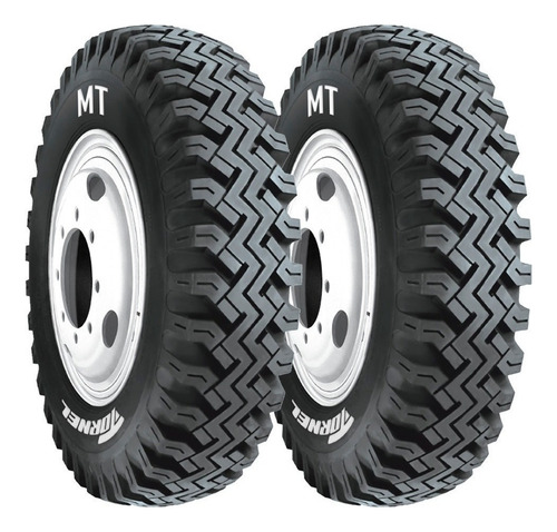Paquete De 2 Llantas 7.00-14 Tornel M/t 8 Capas S/c Msi