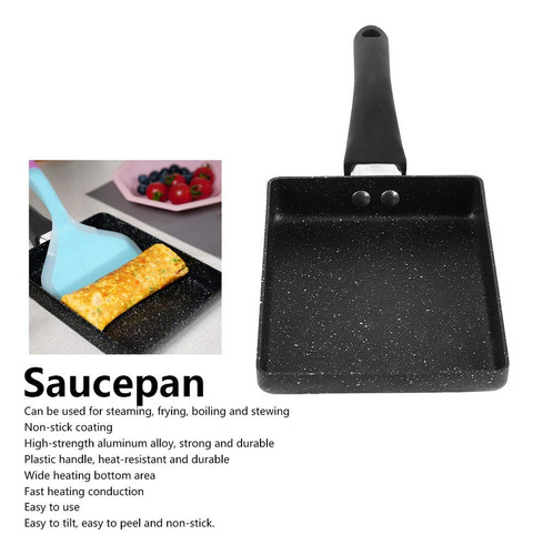 Sartén Rectangular Antiadherente Para Tortillas Y Desayuno