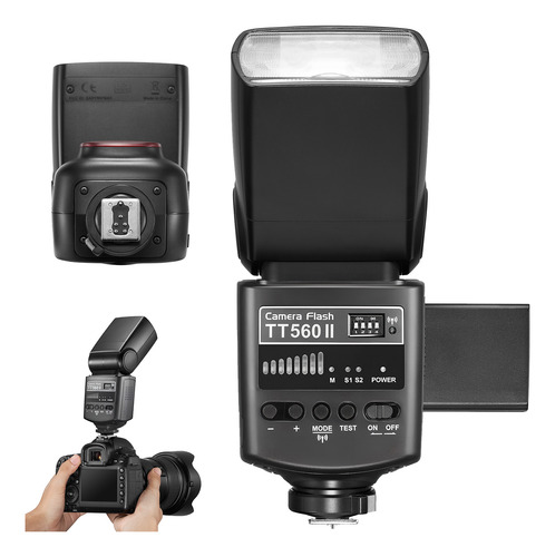 Cámara Flash Godox Tt560ii Inalámbrica Speedlite Universal