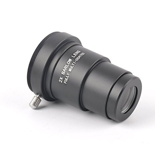 Gosky 1.25 Inch 2x Fully Blackened Metal Barlow Lens Camer