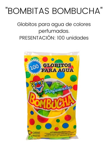 Imagen 2 de 10 de Bombucha Bombitas Globos De Agua Perfumados X 100