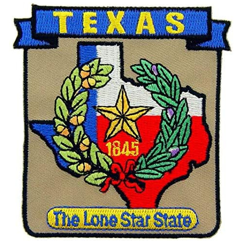 Mapa Forma De Estado De Texas Parche Bordado, Adhesivo ...