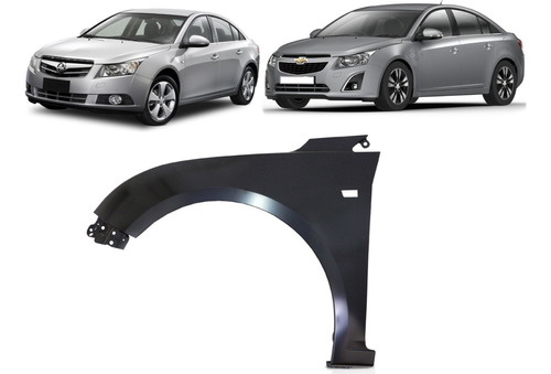 Guardabarro Chevrolet Cruze 2013 2014 2015 Con Agujero Izq