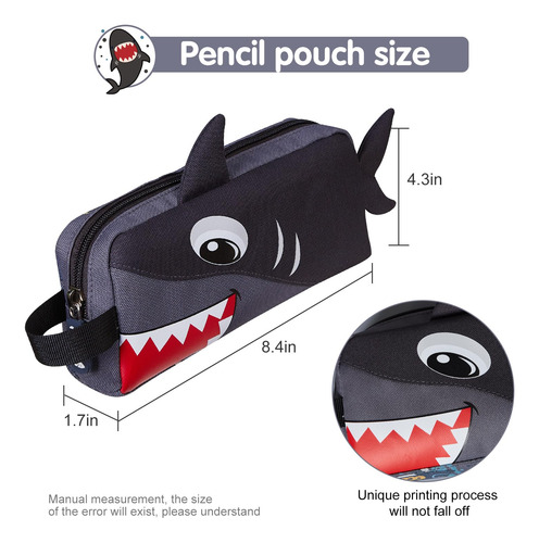 Estuche Para Lápices Con Estampado De Animales Ligero Y Port