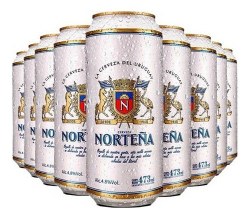 Cerveza Norteña Lata 473ml Pack  24 Unidades