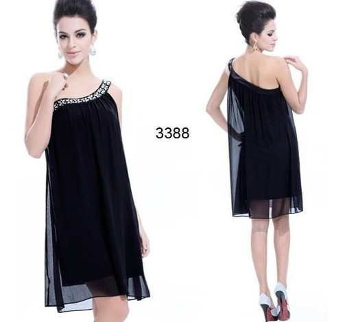 Vestido Corto Negro