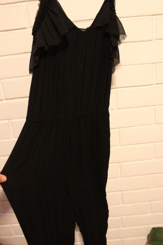Vestido Negro De Mujer Informal Zara Talla M 