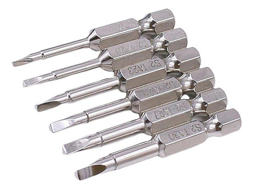 Paquete De 6 Puntas De Destornillador Triangular 1/4 Cabeza