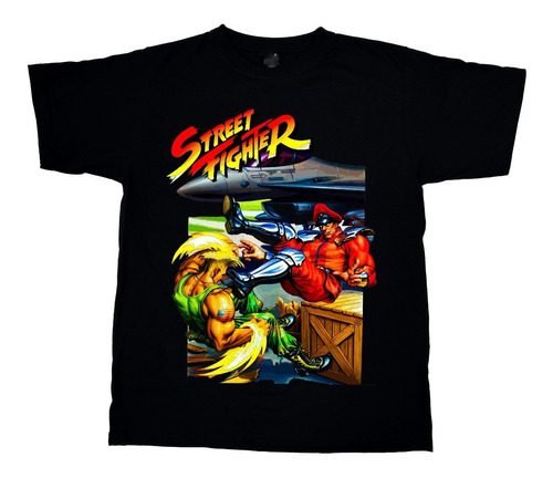 Camiseta Estampada Niño Street Fighter Video Juegos