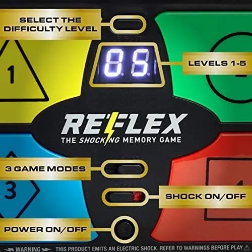 Paladone Lightning Reaction Reflex Shocking Memory Game - Ju