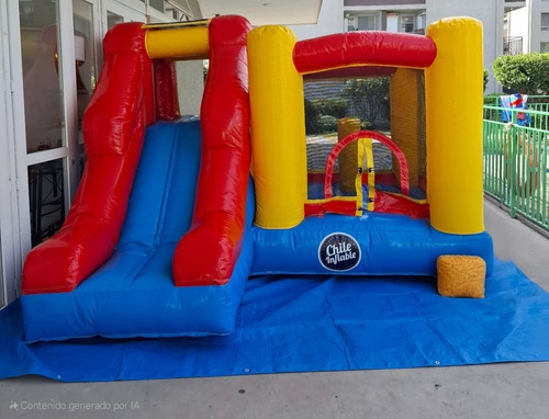Juego Inflable Castillo Inflable 3 En 1 (Usado)