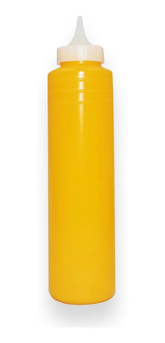 Imagen 1 de 4 de Dispensador Salsa 16onz. Boca Ancha, Amarillo