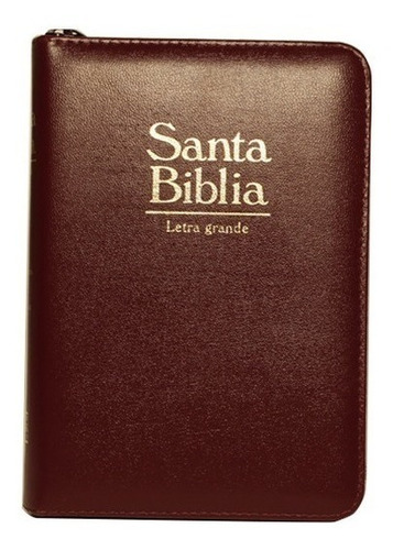 Biblia Reina Valera 1960-letra Grande Acolchada Vinotinto