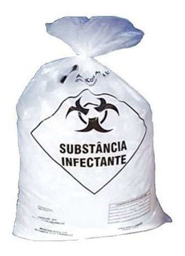 Imagem 1 de 3 de Sacos Para Lixo Hospitalar Infectante 200 Unidades 200 L