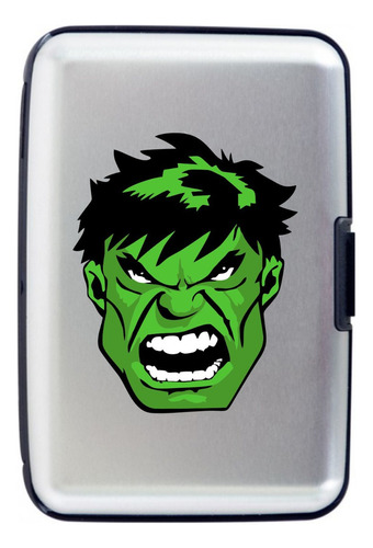 Billetera Compacta Hulk Tarjetero Alumin Porta Doc 