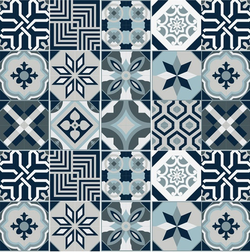 Vinilo Azulejo Mosaico Adhesivo 15x15 Cocina X 12u Laminado Color 02. Evora