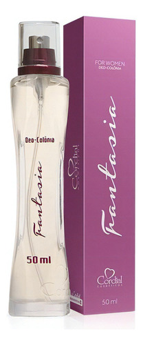 Perfume Fantasia Cordial Cosméticos Colônia Feminina 50 Ml