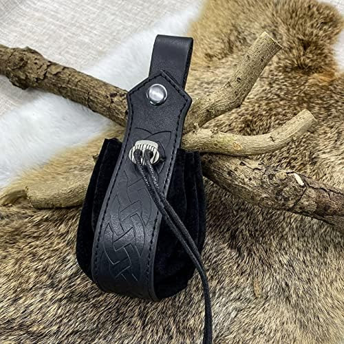 Sumgogo Cinturón Riñonera Medieval Cordón Cuero Casual Sende