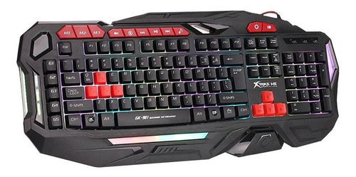 Teclado Multimedia Semimecanico Gamer Gk-901 