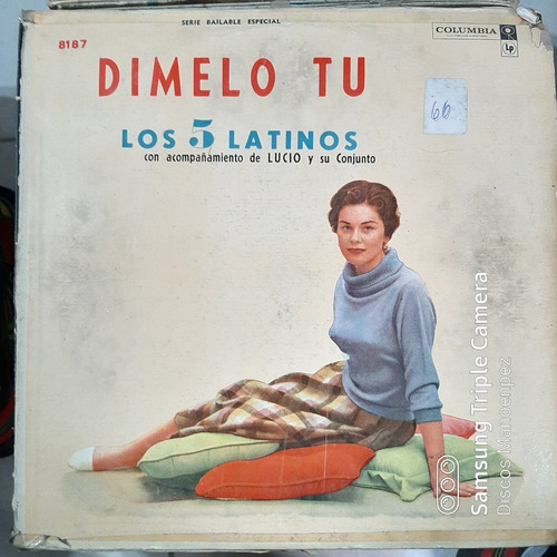 Vinilo Los 5 Latinos Acompañam Lucio Milena Dimelo Tu M5