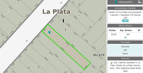 Lote Venta La Plata Ideal Constructor O Reciclador