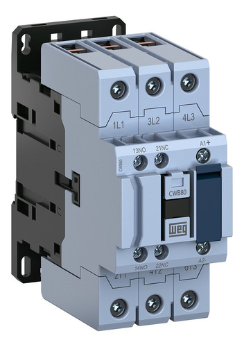 Contactor Tripolar 80a Ac3 Bob 24vca 1na + 1 Nc Weg 13860240