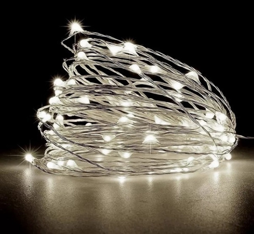 Imagem 5 de 9 de Kit 15 Fio Fada Cordão Luz Cores Natal 3mts 30 Leds+ Pilhas