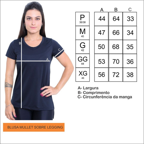 Imagem 3 de 7 de Blusa Mullet Roupa Tapa Bumbum Feminina Dry Fit Envio Já