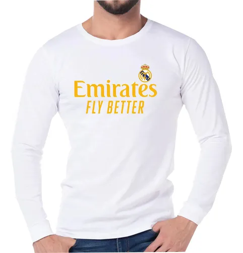 Playera manga larga de futbol hotsell