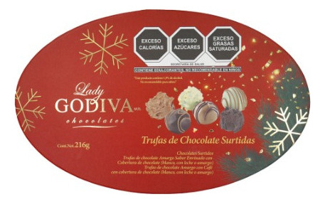 Lady Godiva Regalo Navideño Trufas De Chocolate Surtidas