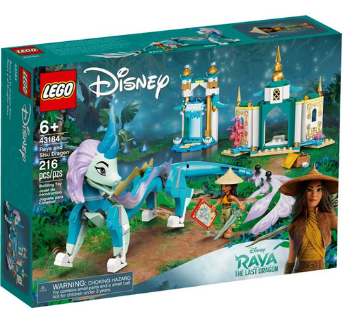 Brinquedo De Montar Disney Raya E O Dragão Sisu Lego Quantidade de peças 216