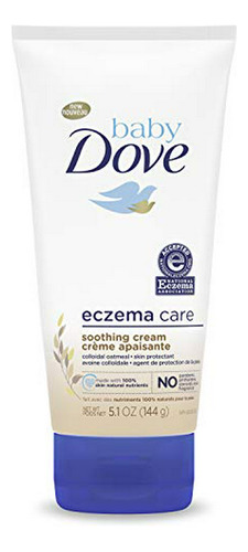 Crema Baby Dove Para Piel Delicada Con Eczema, Sin Perfume N