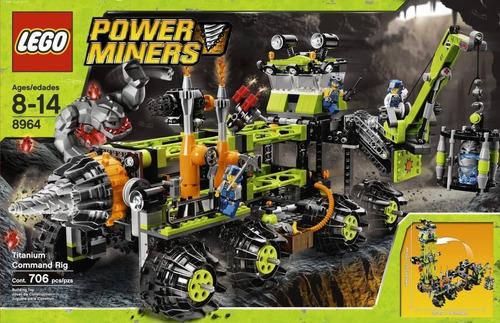 Lego Power Miners Titanium Command Rig 8964 
