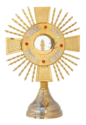 Imagen 1 de 9 de Custodia Liturgica Ostensorio 35 Cm