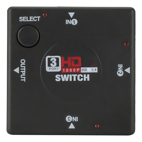 Switch Selector De Video Hd 3 Entradas 1 Salida