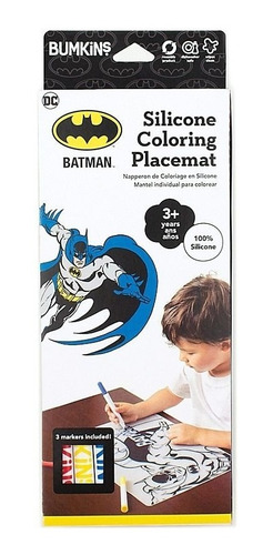 Imagen 1 de 2 de Individual Silicona Colorear - Batman- Bumkins