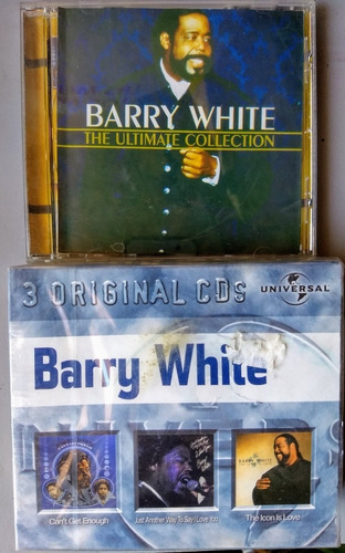 Barry White - Cd's (just Another/icon/can't Get/collection)