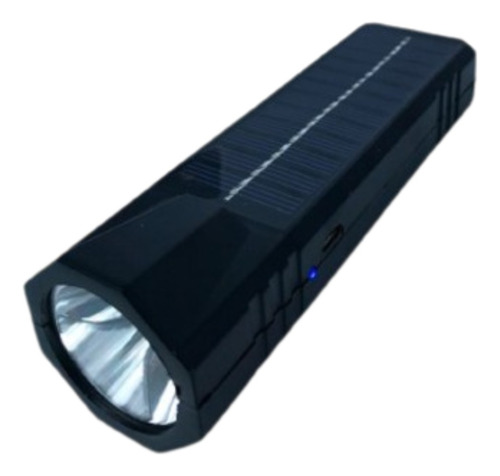 Linterna Solar De Mano Con Lampara Auxiliar Cl503