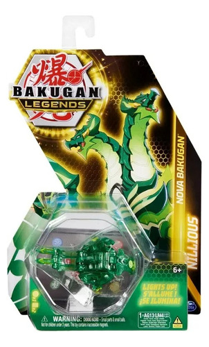 Bakugan Legends Nova Nillious Verde C/luz Original 64487nv