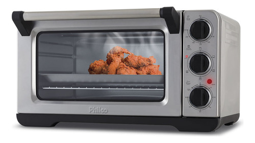 Forno Elétrico Air Fry Oven Philco Pfe36s 36l 4 Em 1 Cor Aço inoxidável 220V