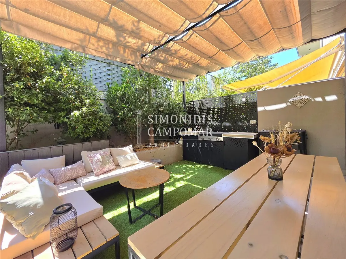 Imagen 2 de 20 de Departamento En Venta De 1 Dorm. Con Jardín Y Quincho, Ñuñoa