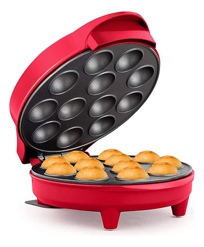 Holstein Housewares Cake Pop Maker, Rojo - Hace 12 Cake Pops