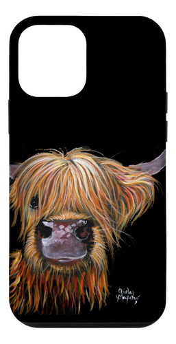 iPhone 12 Mini Highland Cow Print Animal P B08n6f9y2t_300324