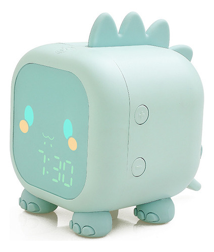 Reloj Despertador Cartoon Mute Fun Dragon Con Carga Led Digi