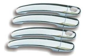 Kit Capa Maçaneta Externa Cromada Golf 1999 A 2008 Todos