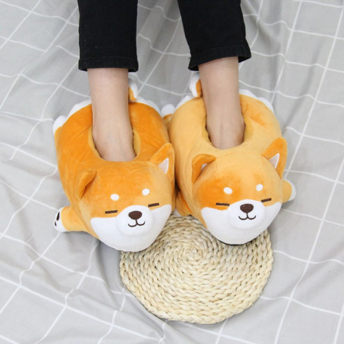 Imagen 7 de 9 de Pantuflas Perrito Shiba Inu Kawai Cerradas