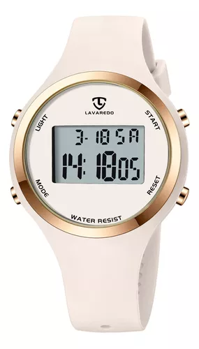 Reloj deportivo para mujer, fácil de leer, con alarma LED, cronógrafo,  multifunción, impermeable, reloj digital