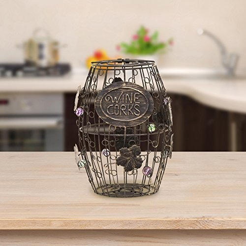 Mind Reader Wine Barrel Cork Holder Titular De Corcho De Vin