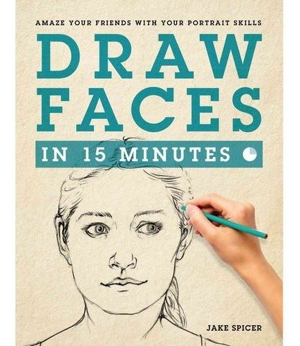 Libro Físico En Inglés Draw Faces In 15 Minutes: Amaze